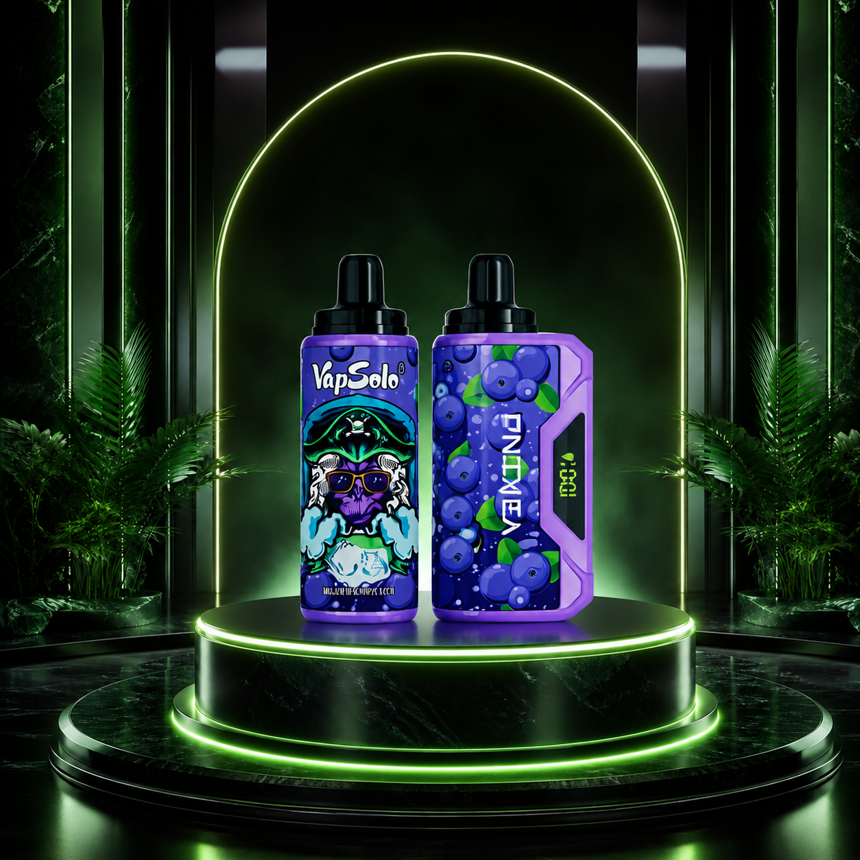VapSolo Quads 80K Lemon Peach vape descartável 80000 puffs